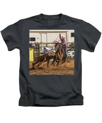 T-Shirt FUTURE TEAM ROPERS Western Youth Tee Cowboy Rodeo Rope Kid Boy Chair